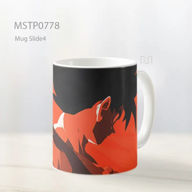 Dragon Ball Goku Oranye Minimalis Mug MSTP0778