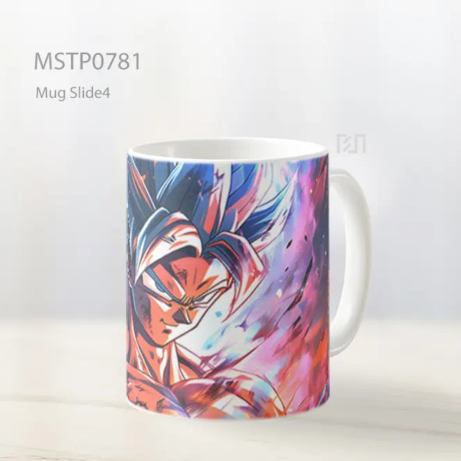 Dragon Ball Goku Warna Warni Art Mug MSTP0781