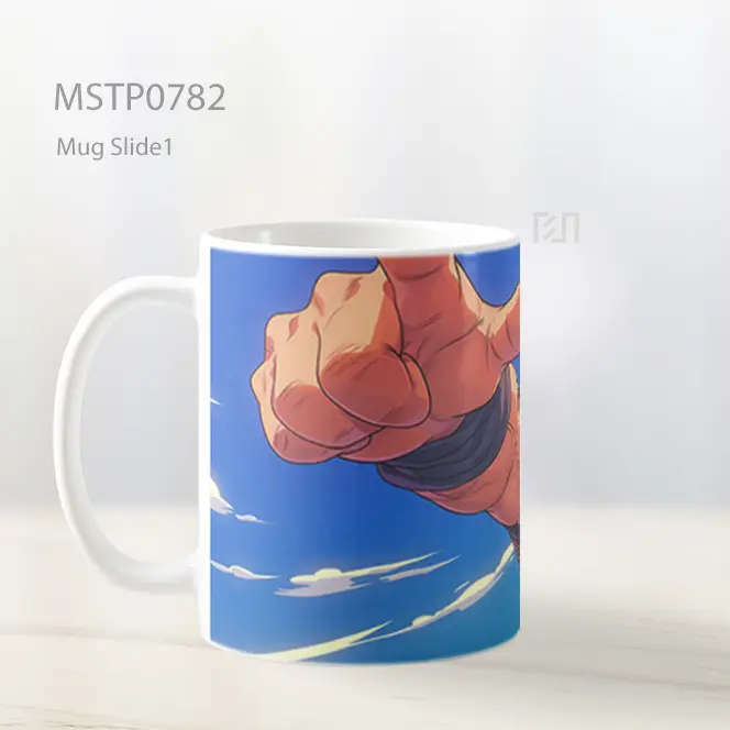Dragon Ball Krillin Aesthetic Biru Mug MSTP0782 - All-side / Desain
