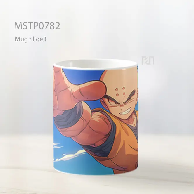 Dragon Ball Krillin Aesthetic Biru Mug MSTP0782 - All-side / Desain