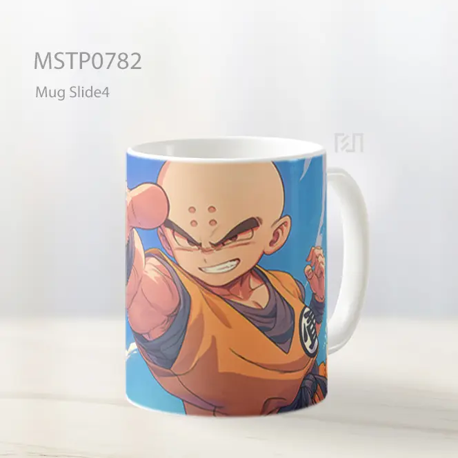Dragon Ball Krillin Aesthetic Biru Mug MSTP0782