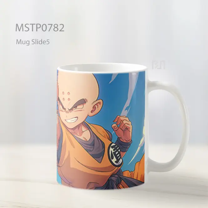 Dragon Ball Krillin Aesthetic Biru Mug MSTP0782 - All-side / Desain