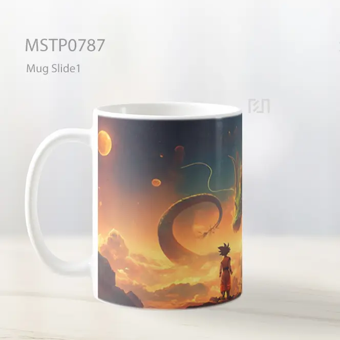 Dragon Ball Scene With Shenron Mug MSTP0787 - All-side / Desain