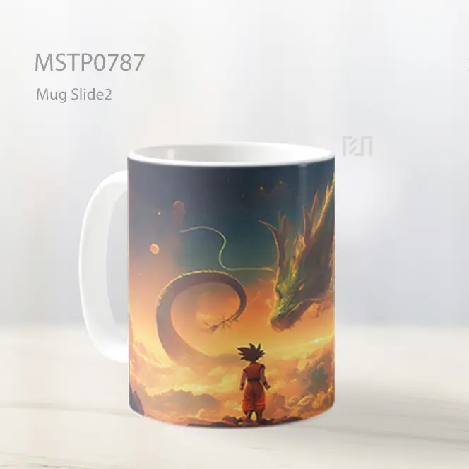 Dragon Ball Scene With Shenron Mug MSTP0787 - All-side / Desain
