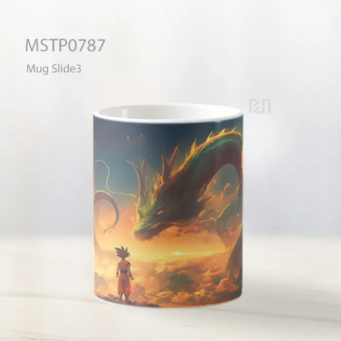 Dragon Ball Scene With Shenron Mug MSTP0787 - All-side / Desain