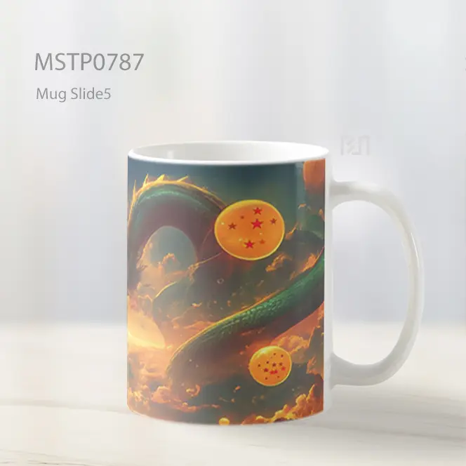 Dragon Ball Scene With Shenron Mug MSTP0787 - All-side / Desain