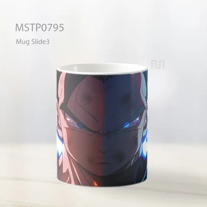 Dragon Ball Super Vegeta Wajah Terpisah Mug MSTP0795 - All-side / Desain