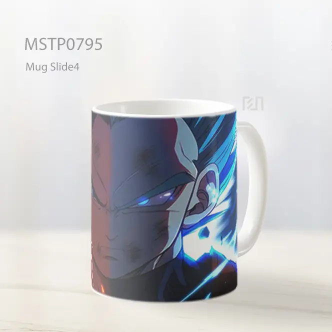 Dragon Ball Super Vegeta Wajah Terpisah Mug MSTP0795