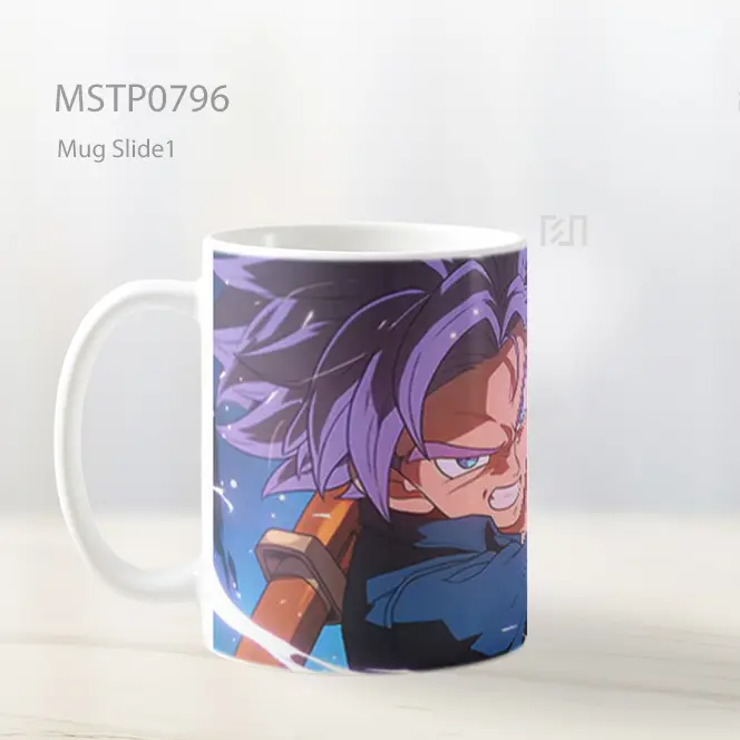 Dragon Ball Trunks Ekspresi Marah Mug MSTP0796 - All-side / Desain