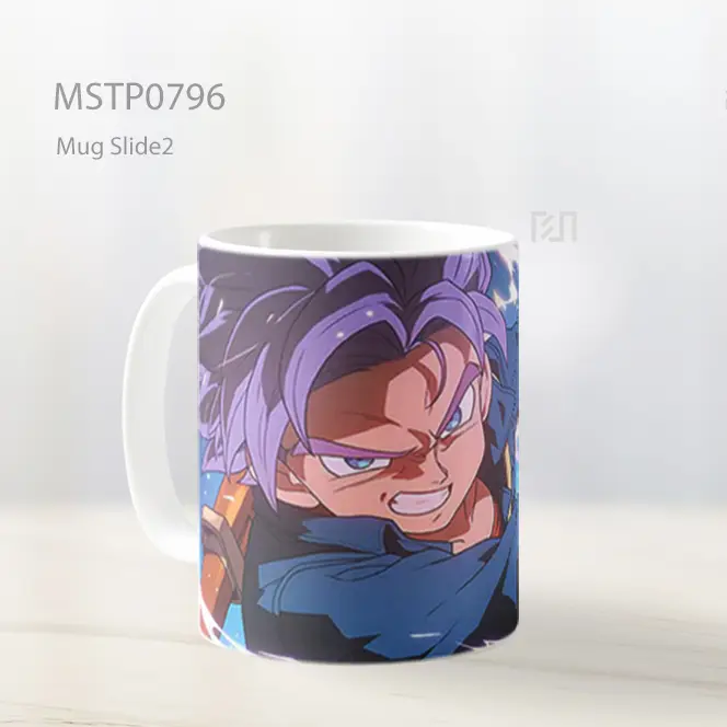 Dragon Ball Trunks Ekspresi Marah Mug MSTP0796 - All-side / Desain