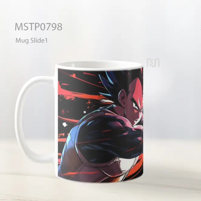 Dragon Ball Vegeta Bola Api Keren Mug MSTP0798 - All-side / Desain