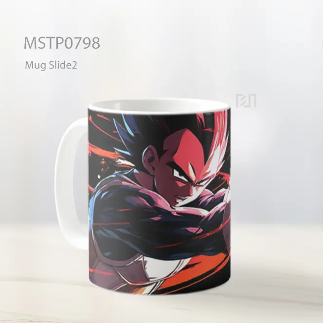 Dragon Ball Vegeta Bola Api Keren Mug MSTP0798 - All-side / Desain