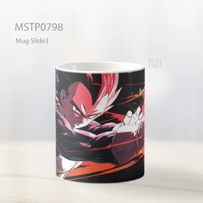 Dragon Ball Vegeta Bola Api Keren Mug MSTP0798 - All-side / Desain