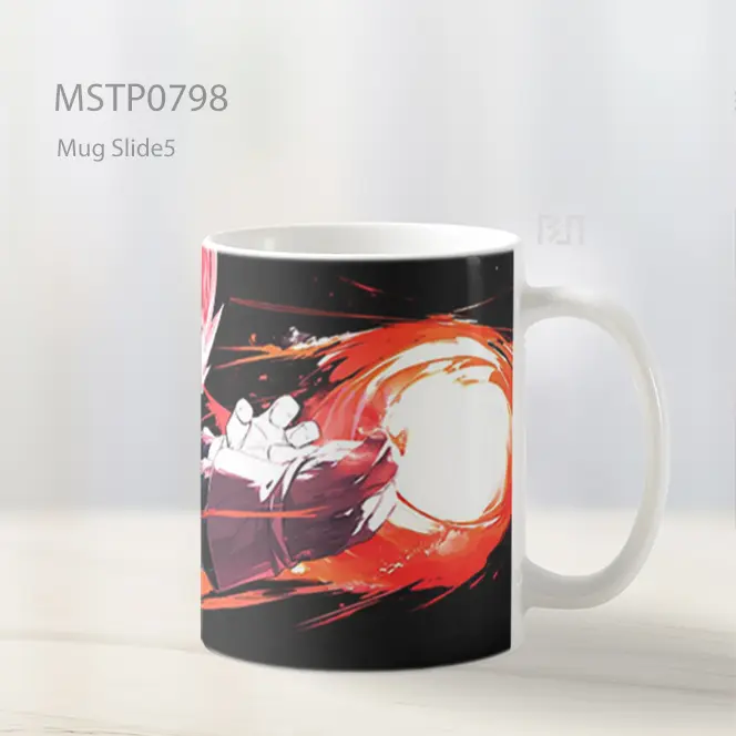 Dragon Ball Vegeta Bola Api Keren Mug MSTP0798 - All-side / Desain
