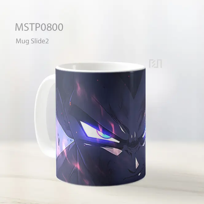 Dragon Ball Vegeta Serius Mata Bersinar Mug MSTP0800 - All-side / Desain