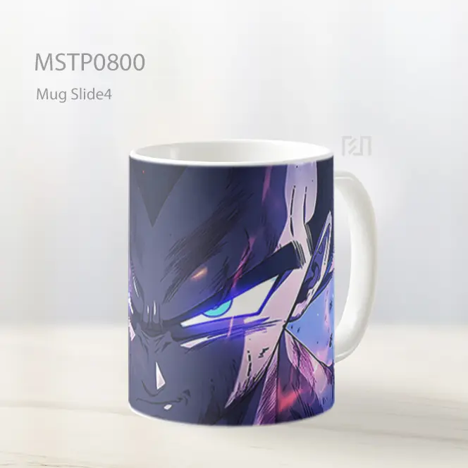 Dragon Ball Vegeta Serius Mata Bersinar Mug MSTP0800