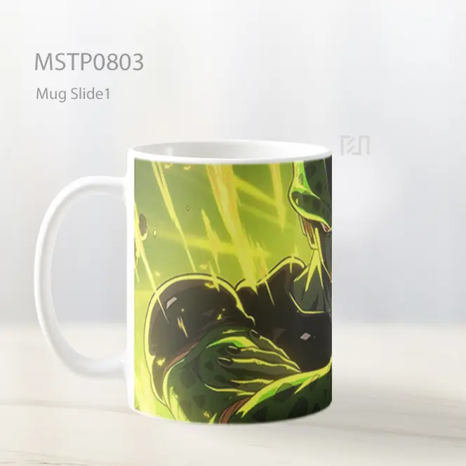 Dragon Ball Z Cell Using Ki Mug MSTP0803 - All-side / Desain