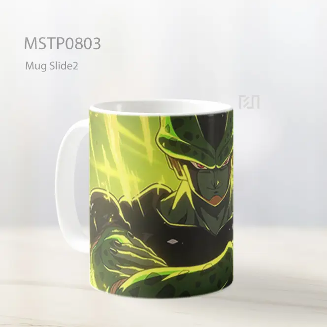 Dragon Ball Z Cell Using Ki Mug MSTP0803 - All-side / Desain