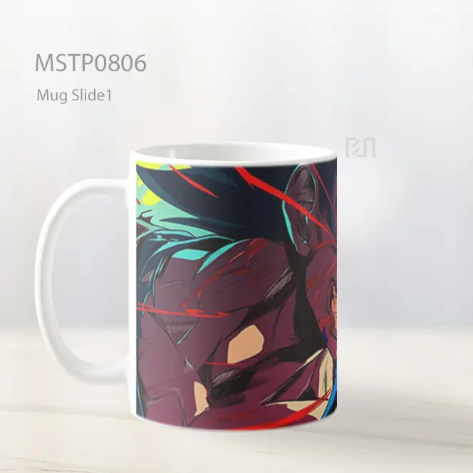 Dragon Ball Z Goku Powering Up Mug MSTP0806 - All-side / Desain