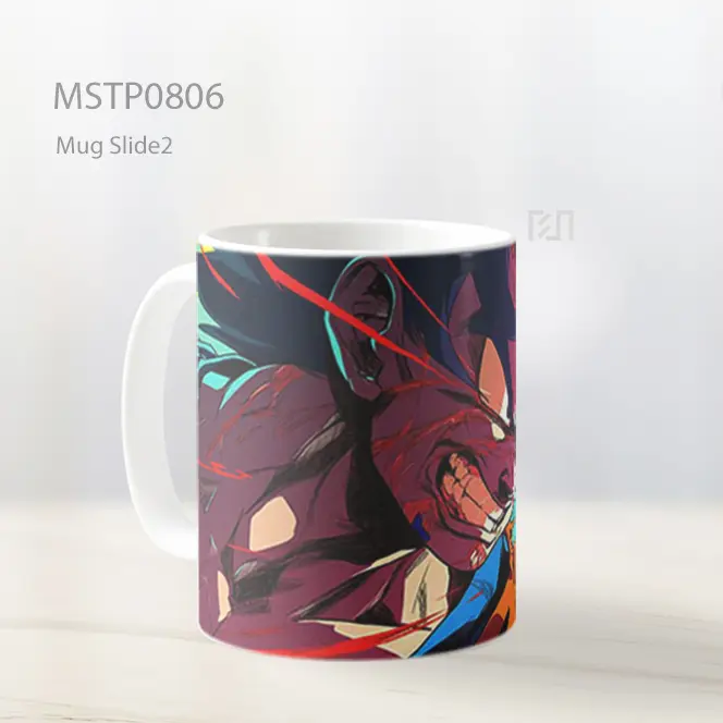 Dragon Ball Z Goku Powering Up Mug MSTP0806 - All-side / Desain