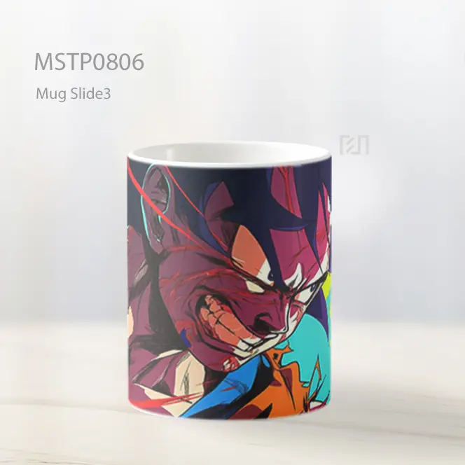 Dragon Ball Z Goku Powering Up Mug MSTP0806 - All-side / Desain