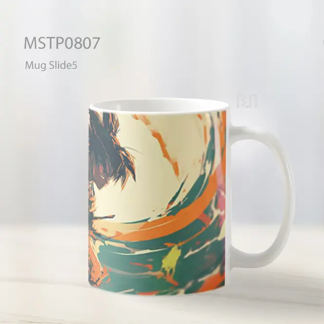 Dragon Ball Z Goku Super Saiyan Power Up Mug MSTP0807 - All-side / Desain