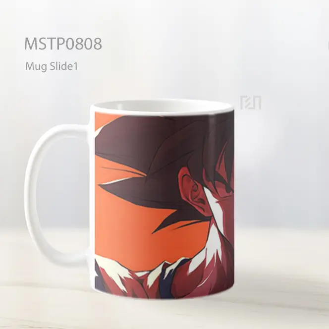 Dragon Ball Z Goku Vegeta Wajah Terpisah Mug MSTP0808 - All-side / Desain