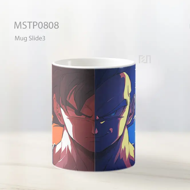 Dragon Ball Z Goku Vegeta Wajah Terpisah Mug MSTP0808 - All-side / Desain