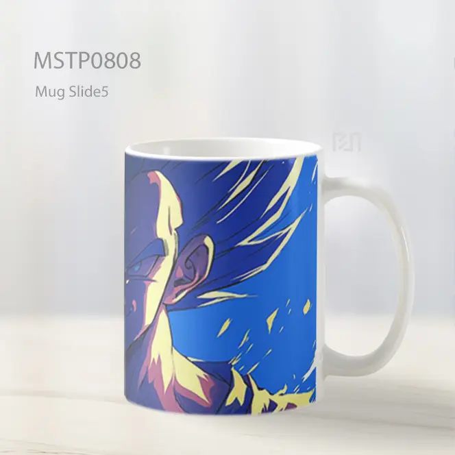 Dragon Ball Z Goku Vegeta Wajah Terpisah Mug MSTP0808 - All-side / Desain