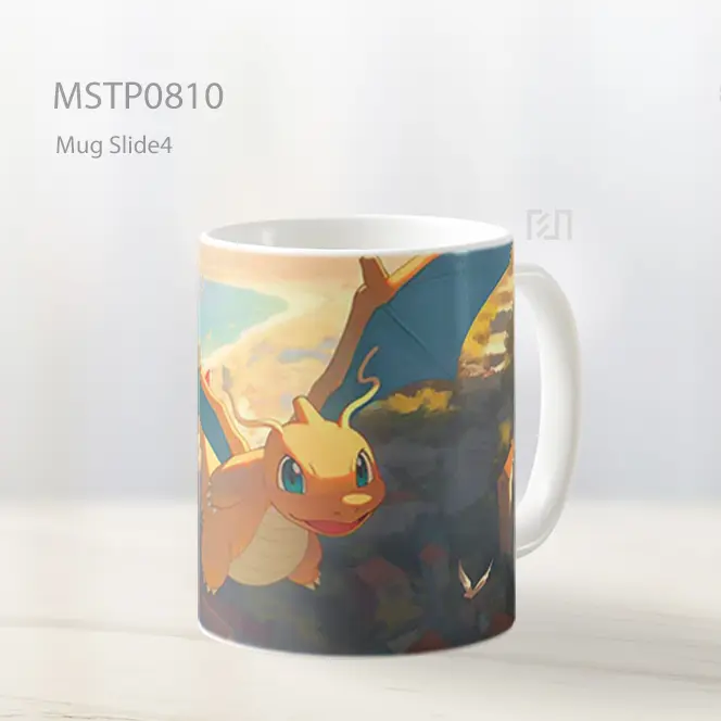 Dragonite Pokemon Terbang Kota Mug MSTP0810