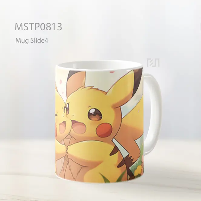 Dua Pikachu Lucu Pokemon Mug MSTP0813