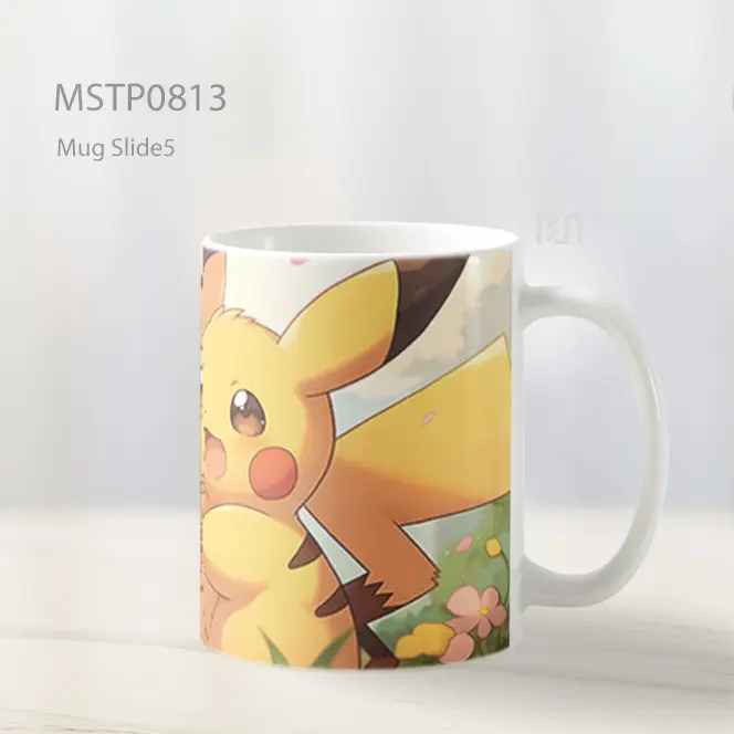 Dua Pikachu Lucu Pokemon Mug MSTP0813 - All-side / Desain