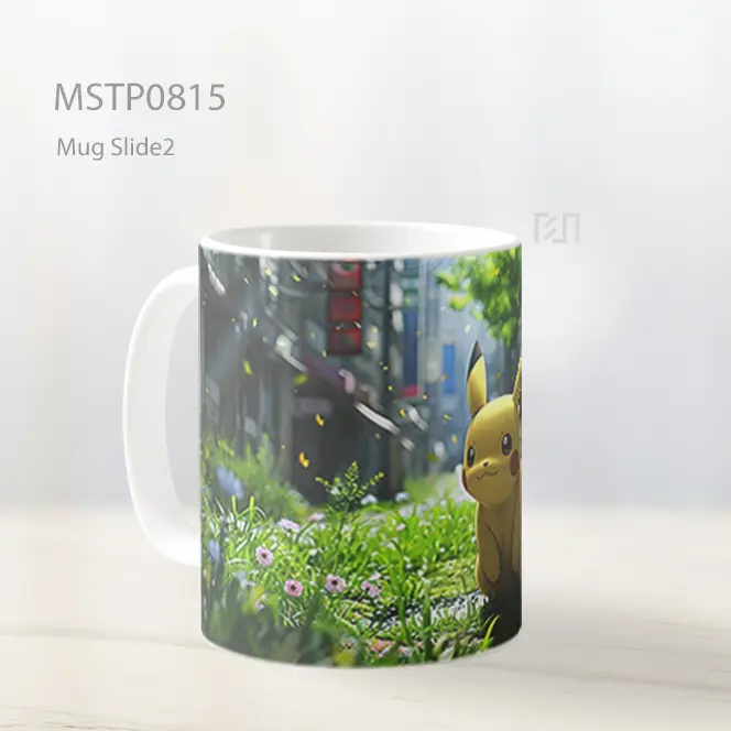 Dunia Realistis Pikachu Mug MSTP0815 - All-side / Desain