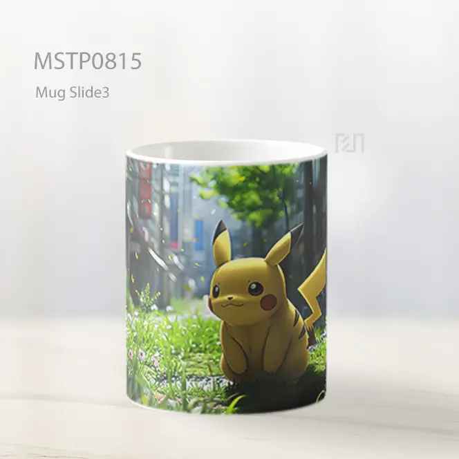 Dunia Realistis Pikachu Mug MSTP0815 - All-side / Desain
