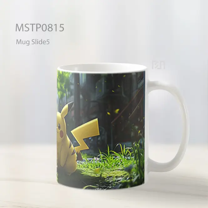 Dunia Realistis Pikachu Mug MSTP0815 - All-side / Desain