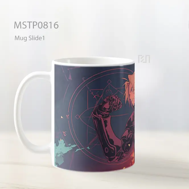 Edward And Alphonse Elric Api Latar Mug MSTP0816 - All-side / Desain