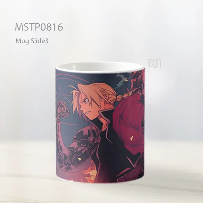 Edward And Alphonse Elric Api Latar Mug MSTP0816 - All-side / Desain