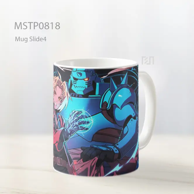 Edward And Alphonse Elric Fullmetal Alchemist Aksi Mug MSTP0818