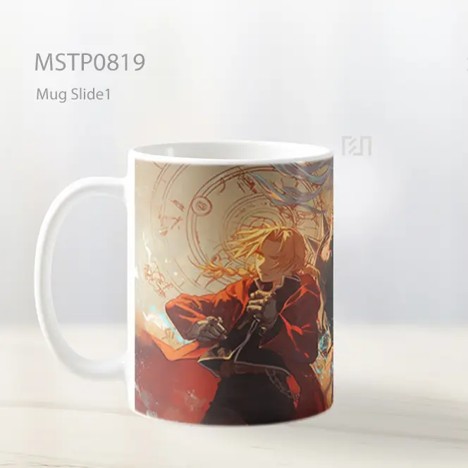 Edward And Alphonse Elric Latar Alchemy Mug MSTP0819 - All-side / Desain