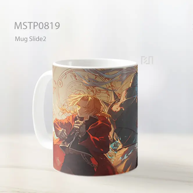 Edward And Alphonse Elric Latar Alchemy Mug MSTP0819 - All-side / Desain