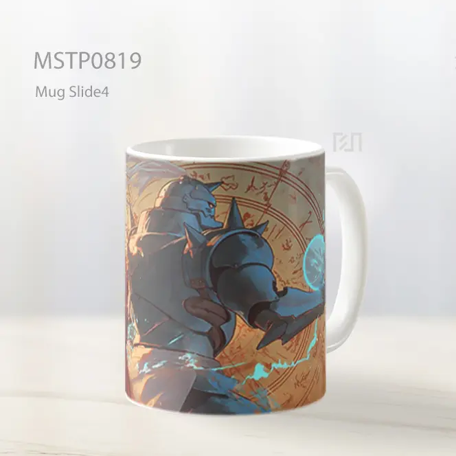 Edward And Alphonse Elric Latar Alchemy Mug MSTP0819