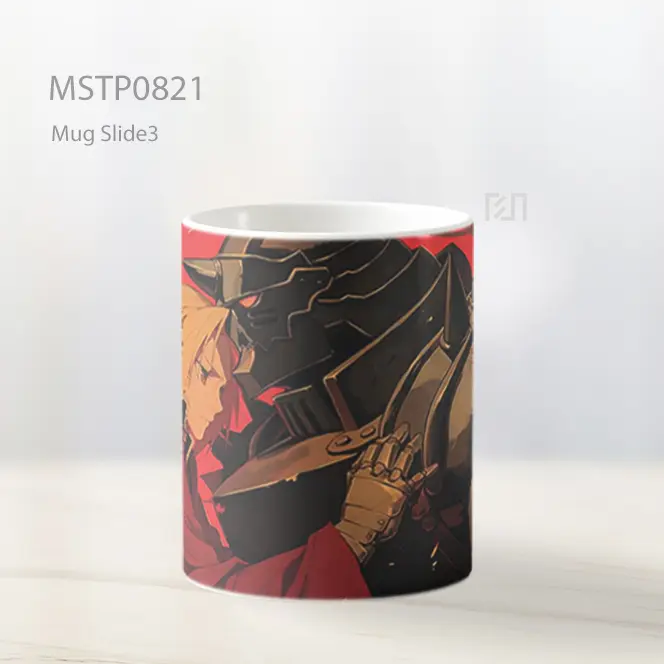 Edward Dan Alphonse Fullmetal Ikatan Saudara Mug MSTP0821 - All-side / Desain