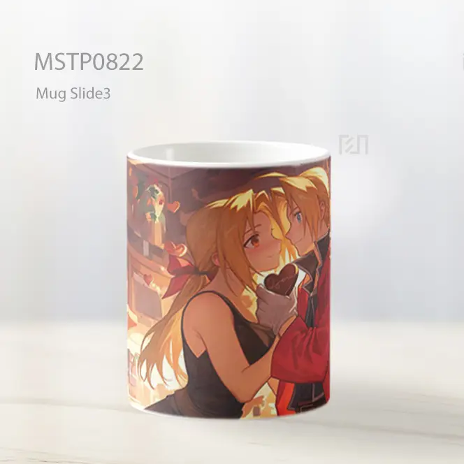 Edward Elric And Winry Valentine Mug MSTP0822 - All-side / Desain