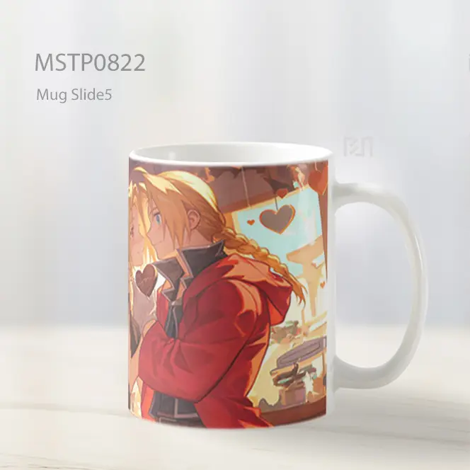Edward Elric And Winry Valentine Mug MSTP0822 - All-side / Desain