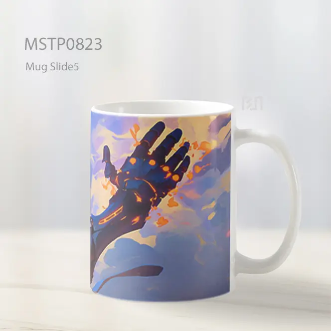 Edward Elric Automail Alchemy Energi Mug MSTP0823 - All-side / Desain