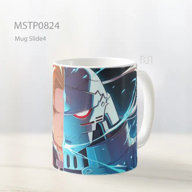 Edward Elric Fullmetal Alchemist Half Face Mug MSTP0824