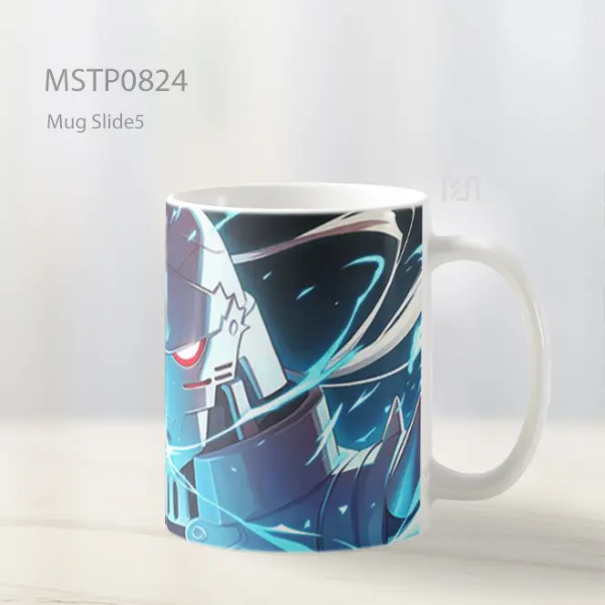 Edward Elric Fullmetal Alchemist Half Face Mug MSTP0824 - All-side / Desain
