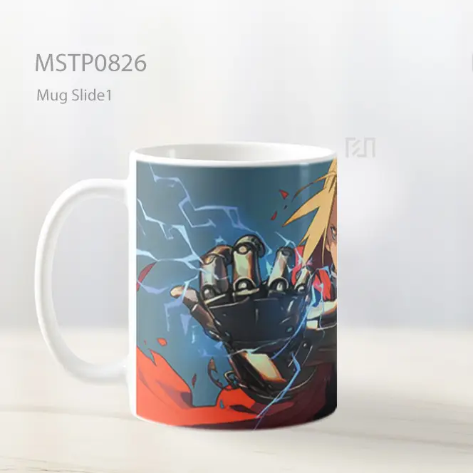 Edward Elric Ledakan Alkimia Mug MSTP0826 - All-side / Desain