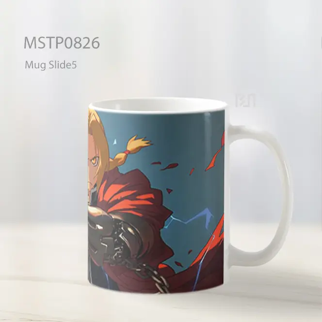 Edward Elric Ledakan Alkimia Mug MSTP0826 - All-side / Desain