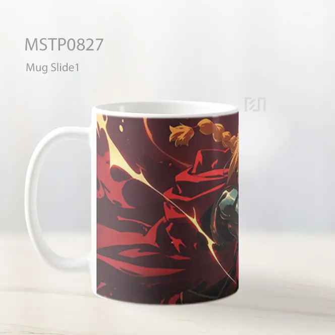 Edward Elric Lengan Automail Mug MSTP0827 - All-side / Desain